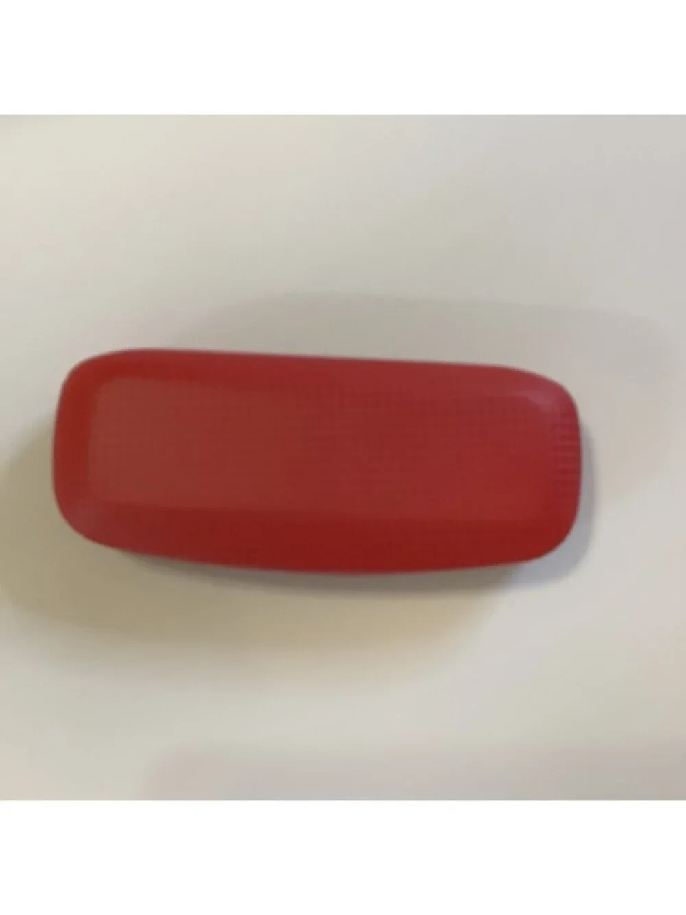 Red Hardshell Clamshell Glasses Case, Preloved